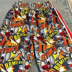 Kids Comic Print Shorts